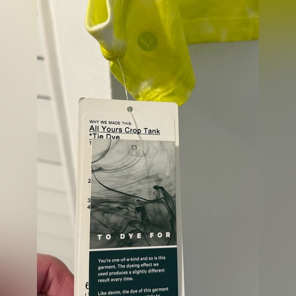 Lululemon Tank Tie Dye Size 6 NWT - Picture 6 of 6